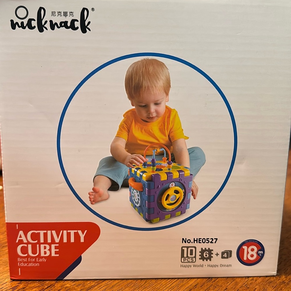 Activity cube for 18 months plus. New and never used!